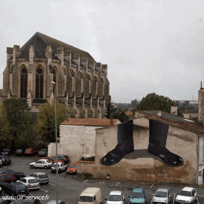 Series 02 Street Art Graffiti Humor -  Fun 