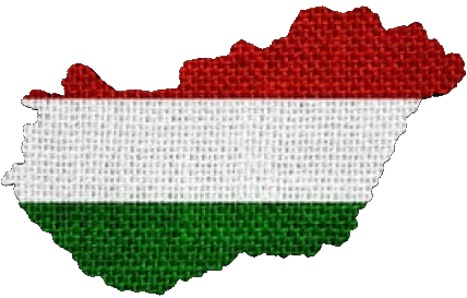 Map Hungary Europe Flags 