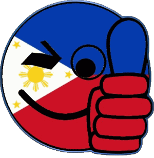 Smiley - OK Philippines Asie Drapeaux 