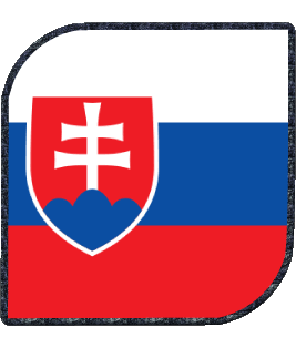 Carré Slovaquie Europe Drapeaux 