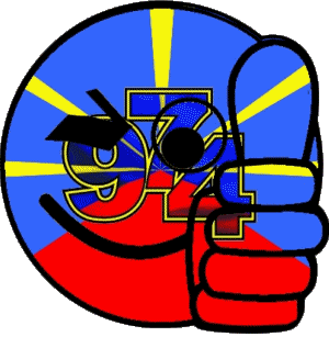 Smiley - OK La Réunion D.O.M - T.O.M Francia Banderas 