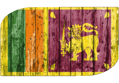 Rectangle Sri Lanka Asia Flags 