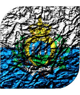 Platz San Marino Europa Fahnen 