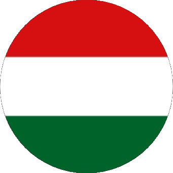 Rond Hongrie Europe Drapeaux 