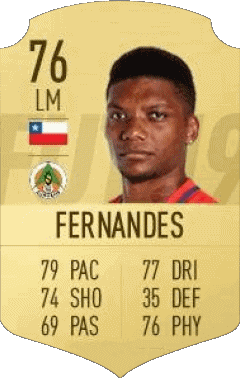 Júnior Fernandes Chile F I F A - Karten Spieler Videospiele Multimedia 
