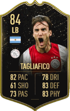 Nicolás Tagliafico Argentine F I F A - Joueurs Cartes Jeux Vidéo Multi Média 