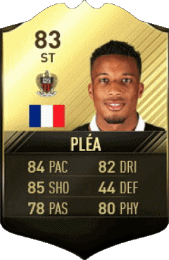 Alassane Plea France F I F A - Joueurs Cartes Jeux Vidéo Multi Média 