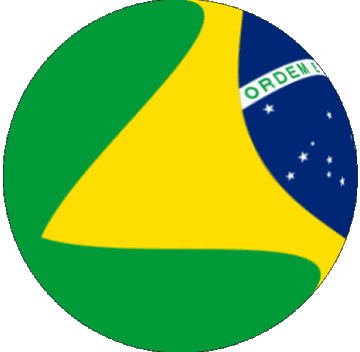 Sfera - Cubo Brasile America Bandiere 