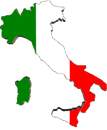 Map National Italy Europe Flags 