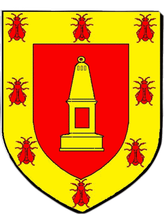 SAINT VALLIER 71 Abteilungen - Städte Frankreich Fahnen 