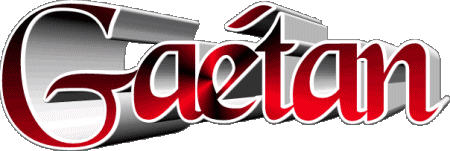 Gaétan G MANN - Frankreich Vorname 