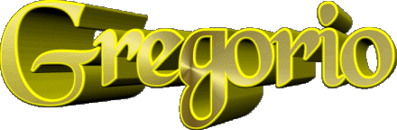 Gregorio G MASCULIN - Italie Prénoms 