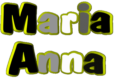 Maria Anna M Zusammengesetzter WEIBLICH - Italien Vorname 