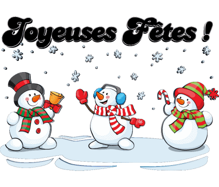 Serie 17 Joyeuses Fêtes (Noël) Français Messages 