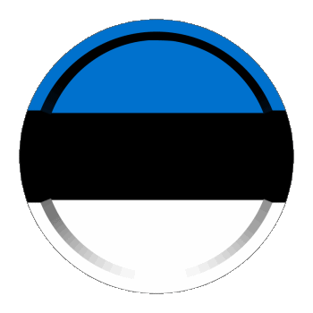 Round - Rings Estonia Europe Flags 