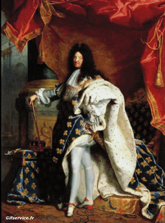Portrait of Louis XIV-Portrait of Louis XIV ricreazioni d'arte covid contenimento Getty sfida  - Hyacinthe Rigaud Artisti pittori Morphing - Sembra Umorismo -  Fun 