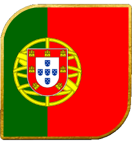 Square Portugal Europe Flags 