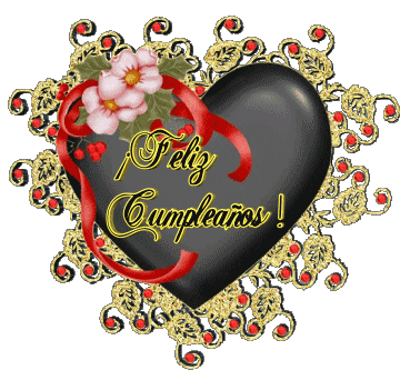 004 Corazón Feliz Cumpleaños Spanisch Nachrichten 