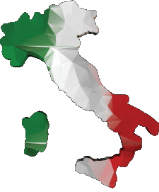 Map National Italy Europe Flags 