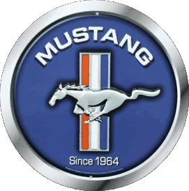 Logo Ford Mustang Coche Transporte 