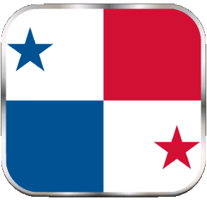 Carré Panama Amériques Drapeaux 