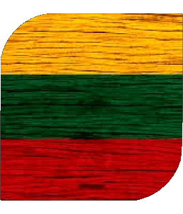 Carré Lituanie Europe Drapeaux 
