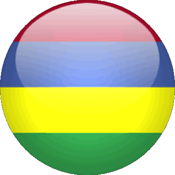 Rond Maurice Afrique Drapeaux 