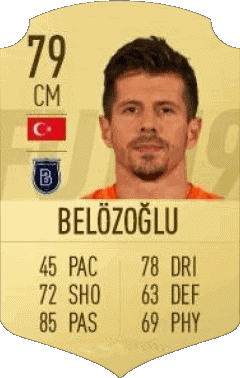 Emre Belözoglu Turquía F I F A - Jugadores  cartas Vídeo Juegos Multimedia 