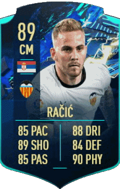 Uros Racic Serbia F I F A - Jugadores  cartas Vídeo Juegos Multimedia 