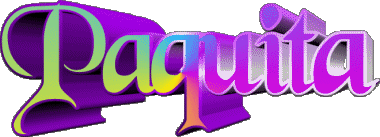 Paquita P FEMININE - Spain First Names 