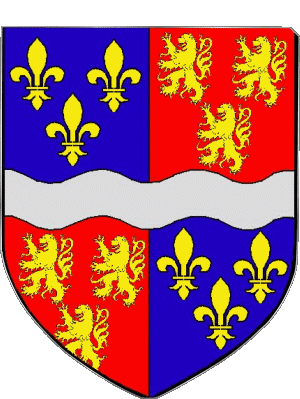 Blasone-Blasone Somme 80 Dipartimenti - Città Francia Bandiere 