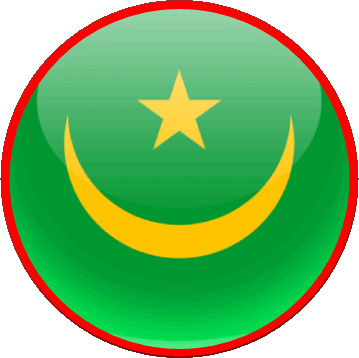 Ronda Mauritania África Banderas 