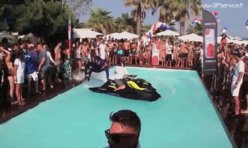 Fly-boarding Fun - Win Moto d'acqua Trasporti Umorismo -  Fun 