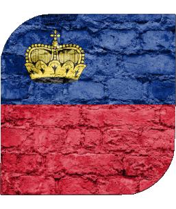 Square Liechtenstein Europe Flags 