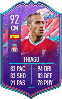 Thiago Alcântara España F I F A - Jugadores  cartas Vídeo Juegos Multimedia 