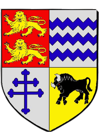 Blasone-Blasone AUBUSSON 61 Dipartimenti - Città Francia Bandiere 