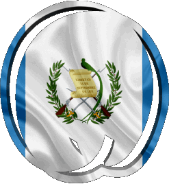 Forme 02 Guatemala Amériques Drapeaux 