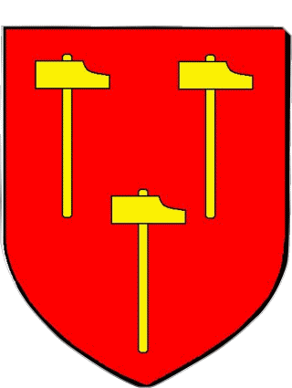 Blasone-Blasone DELINCOURT 60 Dipartimenti - Città Francia Bandiere 