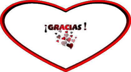Corazón Gracias Español Mensajes 