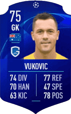 Danny Vukovic Australia F I F A - Card Players Video Games Multi Media 