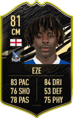 Eberechi Eze England F I F A - Card Players Video Games Multi Media 