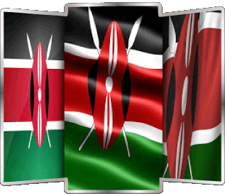 Forma 02 Kenia África Banderas 
