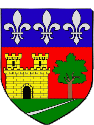 Blazon-Blazon LA TOUR DU CRIEU 09 Departments - Cities France Flags 