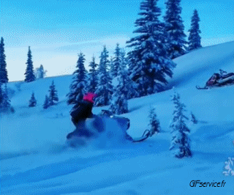 Fail Motocicleta de nieve Transporte Humor - Fun 