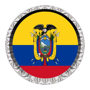 Rond - Anneaux Colombie Amériques Drapeaux 