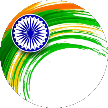 Rond Inde Asie Drapeaux 