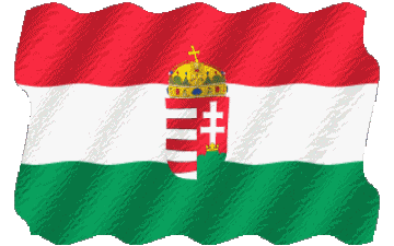 Welligkeit Ungarn Europa Fahnen 