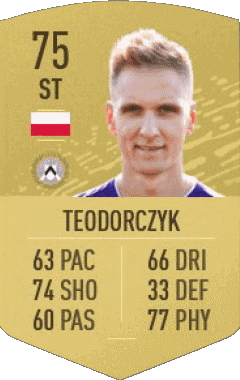 Lukasz Teodorczyk Polen F I F A - Karten Spieler Videospiele Multimedia 