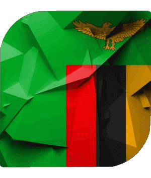 Platz Sambia Afrika Fahnen 