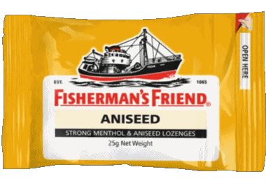 Aniseed-Aniseed Fisherman's Friend Bonbons Nourriture 